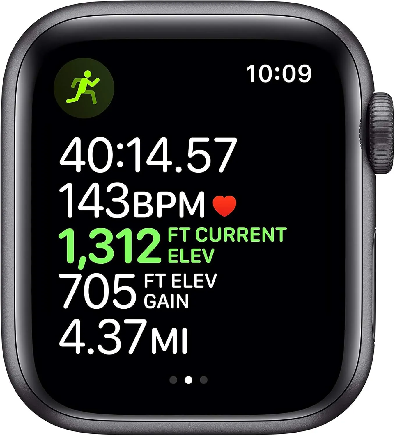 Apple Watch Series 5 (GPS   Cellular, 40MM) - Stainless Steel Case with Black Sport Band (Renewed)