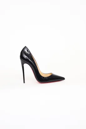 Black Patent So Kate 120 Pump