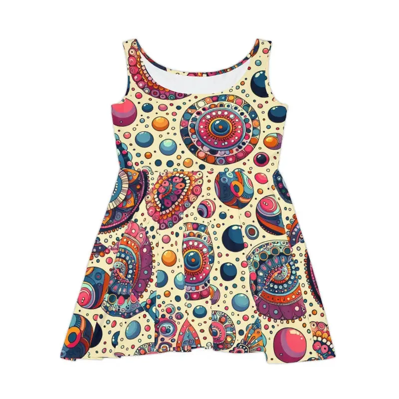 Dazzle in Dots Womens Skater Dress