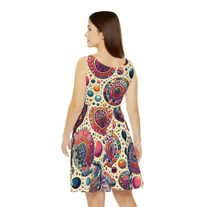 Dazzle in Dots Womens Skater Dress