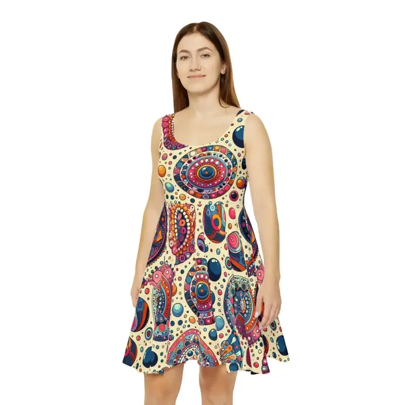 Dazzle in Dots Womens Skater Dress