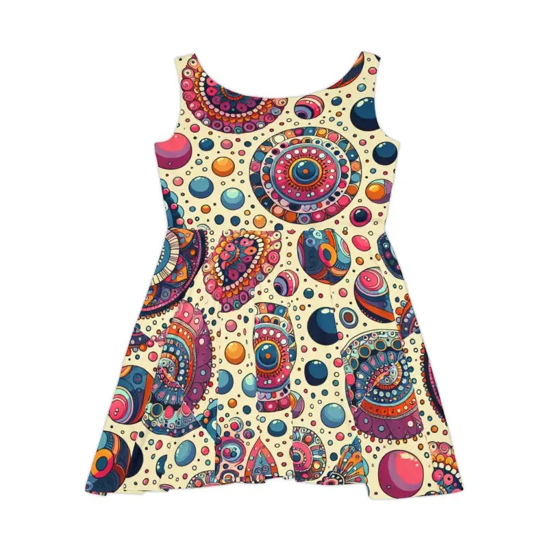 Dazzle in Dots Womens Skater Dress