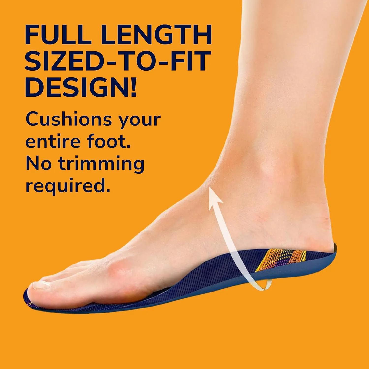 Dr. Scholls Plantar Fasciitis Pain Relief Orthotic Insoles, Immediately Relieves Pain: Heel, Spurs, Arch Support, Distributes Foot Pressure, 1 Pair