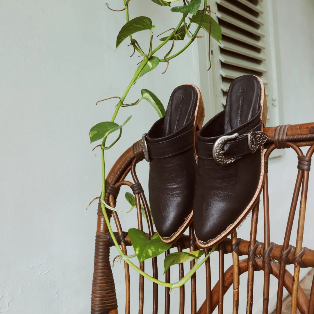 KARMA Cowboy Mule Heels