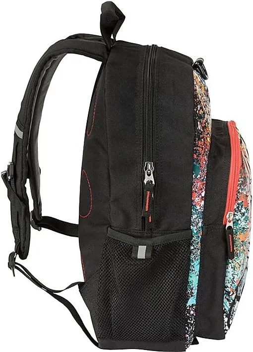 LEGO NINJAGO Kids School Backpack Bookbag, for Travel, On-the-Go, Back to School, Boys and Girls, with Adjustable Padded Straps and Fun patterns, Spraypaint