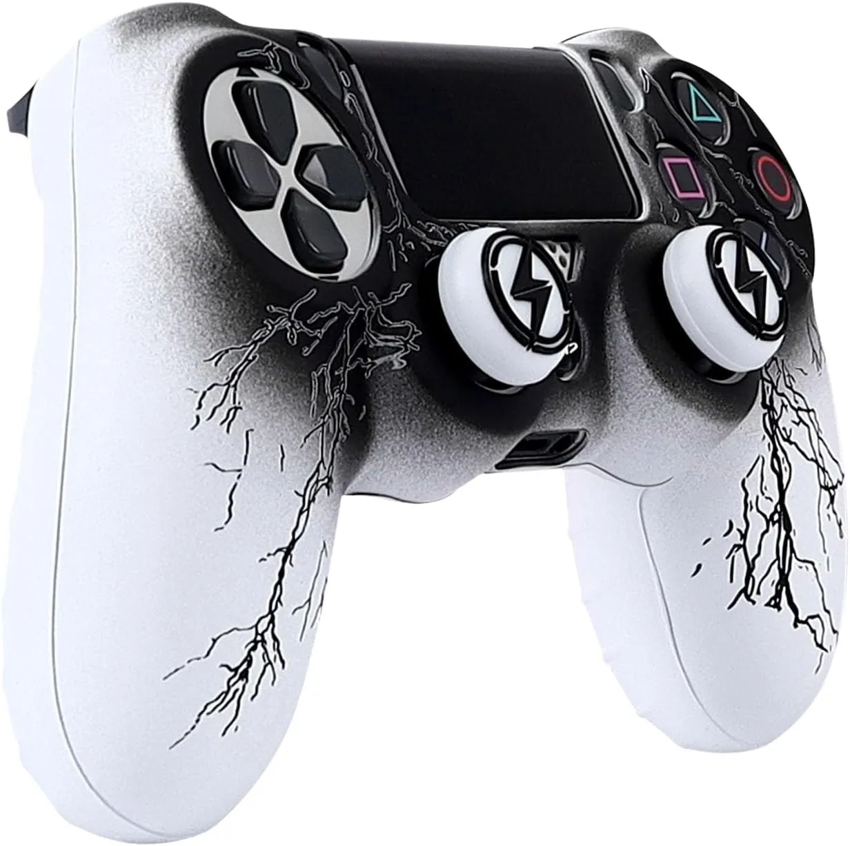 RALAN Controller Skins for PS4,Fruit Silicone Controller Cover Skin Protector Compatible /PS4 Slim/PS4 Pro Controller with 2 Cute Thumb Grips Caps