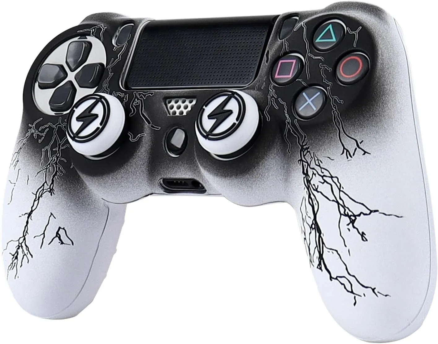 RALAN Controller Skins for PS4,Fruit Silicone Controller Cover Skin Protector Compatible /PS4 Slim/PS4 Pro Controller with 2 Cute Thumb Grips Caps