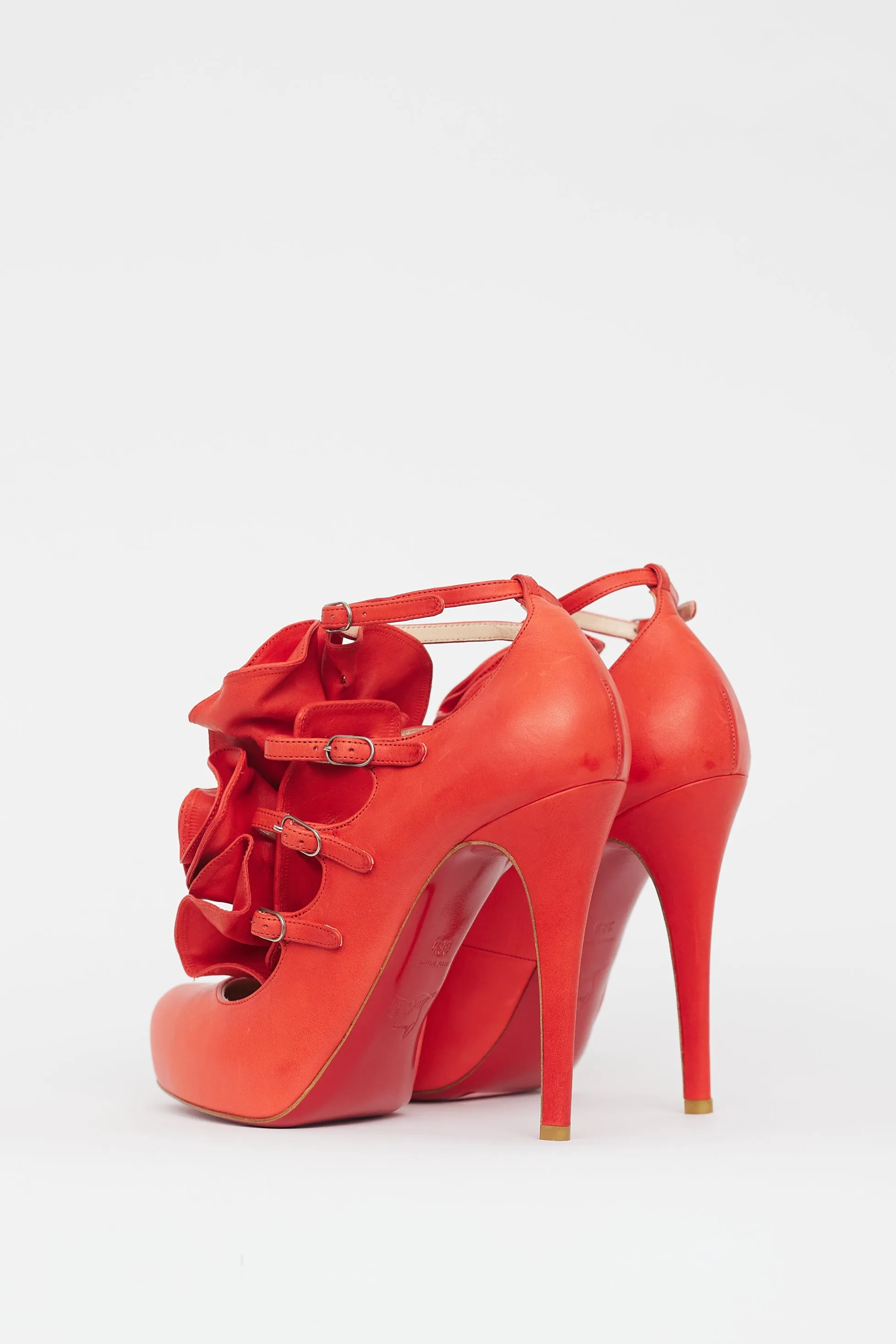 Red Dillian 120 Floral Leather Heel