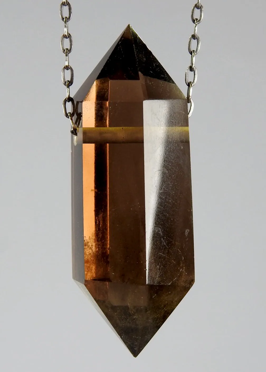 Smoky Quartz Crystal Necklace