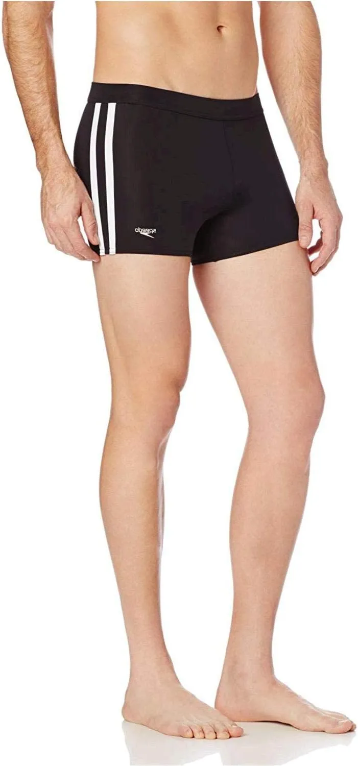 Speedo Men's Swimsuit Square Leg Splice